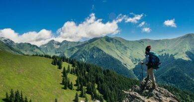 Wandern in den Bergen