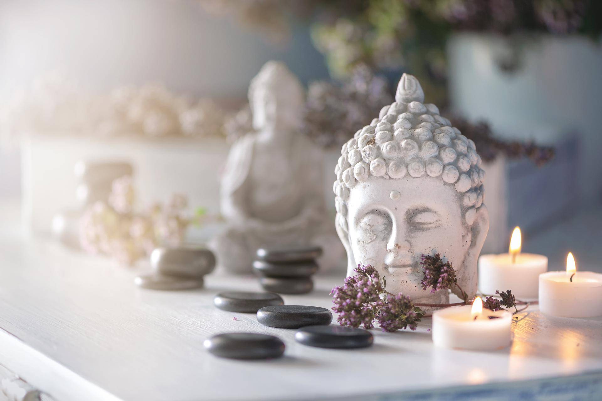 Hintergrund für Zen, Wellness, Spa, Entspannung, Meditation
