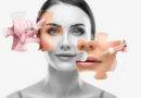 Kosmetikerin führt Injektionen zur Vergrößerung der Lippen und gegen Falten in den Nasolabialfalten einer schönen Frau durch. Kosmetologie für Frauen im Schönheitssalon.