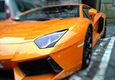 Orangener Lamborghini Gallardo