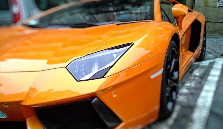 Orangener Lamborghini Gallardo