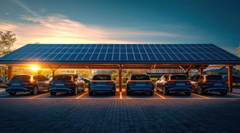 Moderner Solar Carport