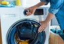 Waschmaschine wird gestartet | Entkalkungsanlage