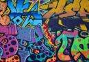 Farbige Formen und Schriftzüge | Graffiti Auftrag