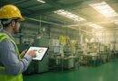 Ingenieur analysiert Produktionsdaten in Fabrikhalle | predictive quality