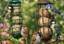Gartenvögel bestens versorgen – robuste Halterungen für Meisenknödel